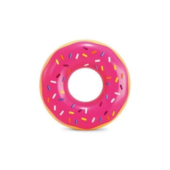 Inflatable Pink Sprinkle Donut Pool Tube‎ Float - Picture 1 of 4